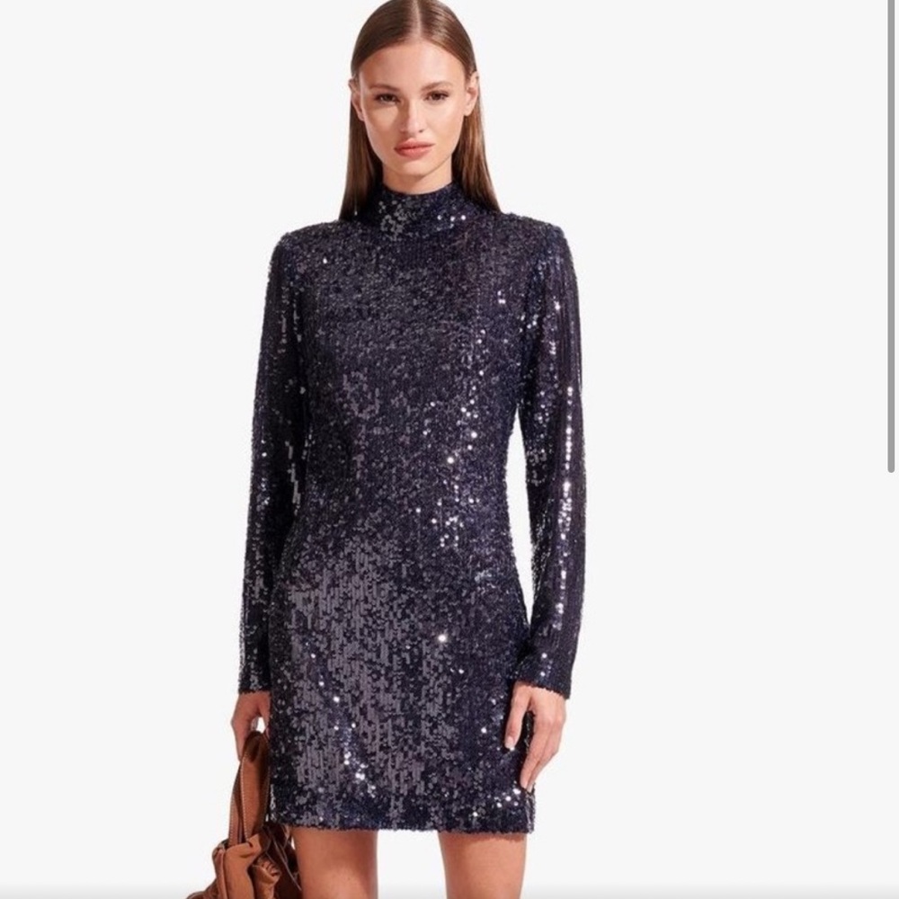 Staud Sequin Liza Mini Dress NWOT